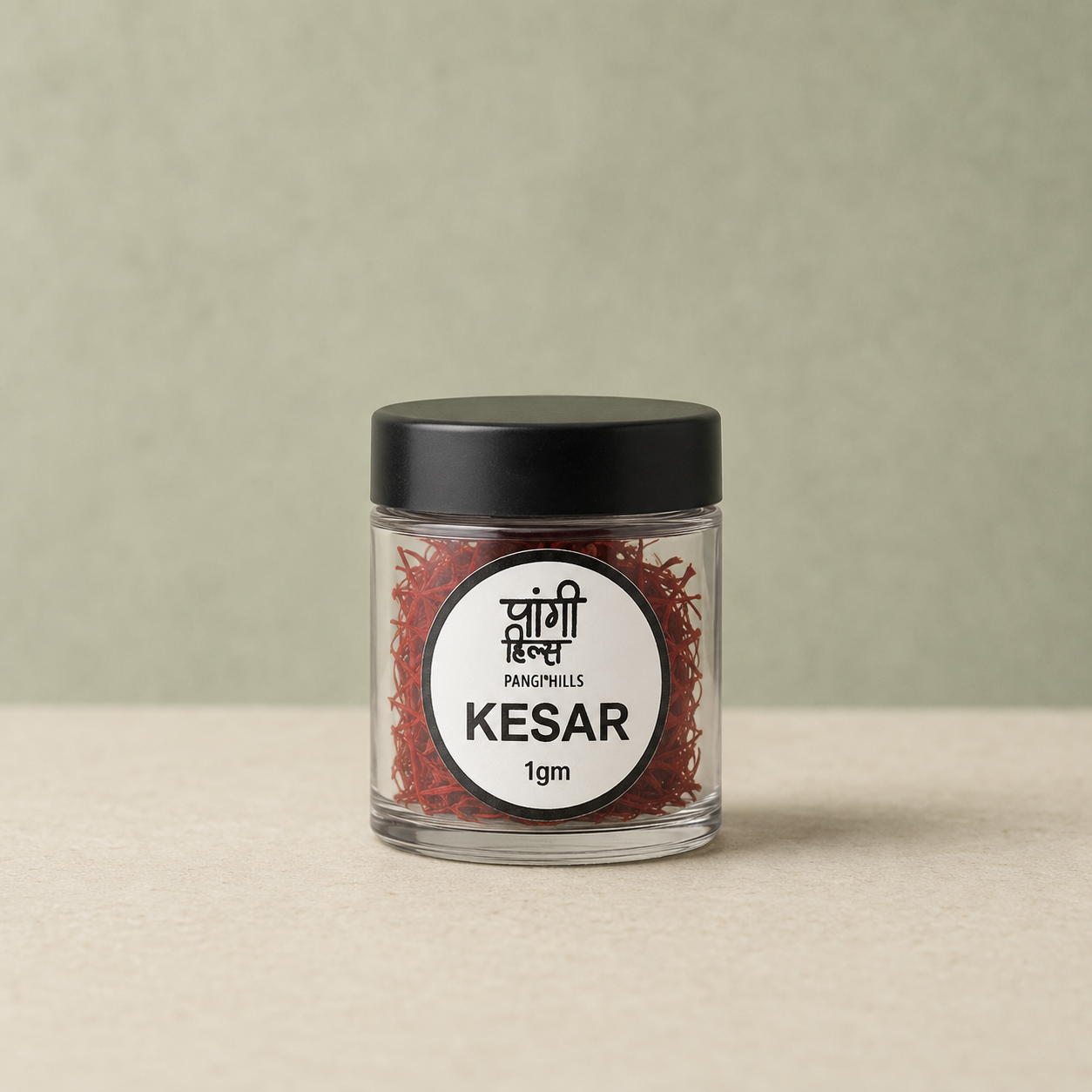 Pangi Hills Kesar saffron front view