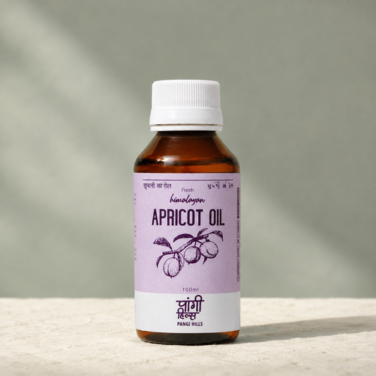 Pangi Hills Apricot Oil front view