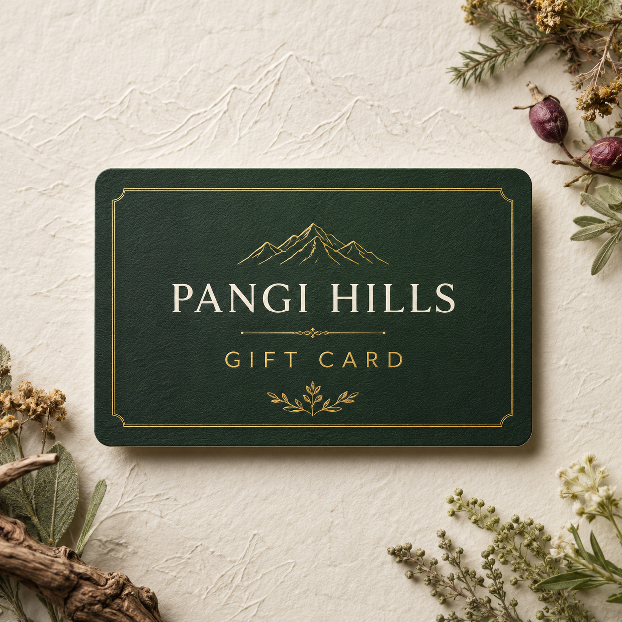Pangi Hills premium gift card
