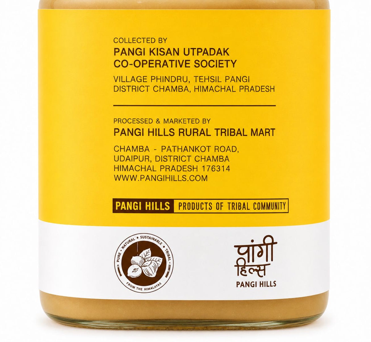 Pangi Hills White Honey sourcing and producer details