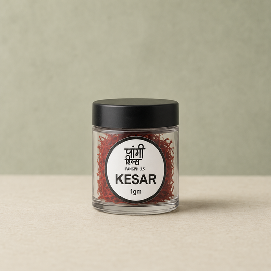 Pangi Hills Kesar saffron front view