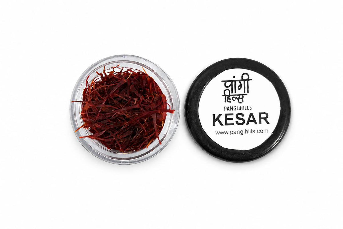 Pangi Hills Kesar saffron 1gm open jar