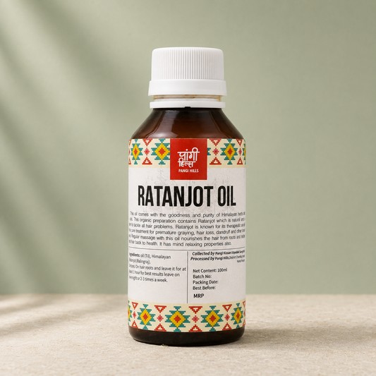 Pangi Hills Ratanjot Hair Oil front view