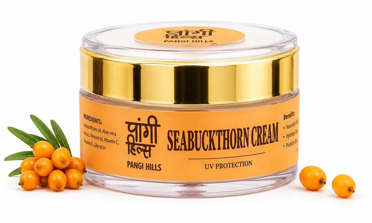 Pangi Hills UV Protection Seabuckthorn Cream front view